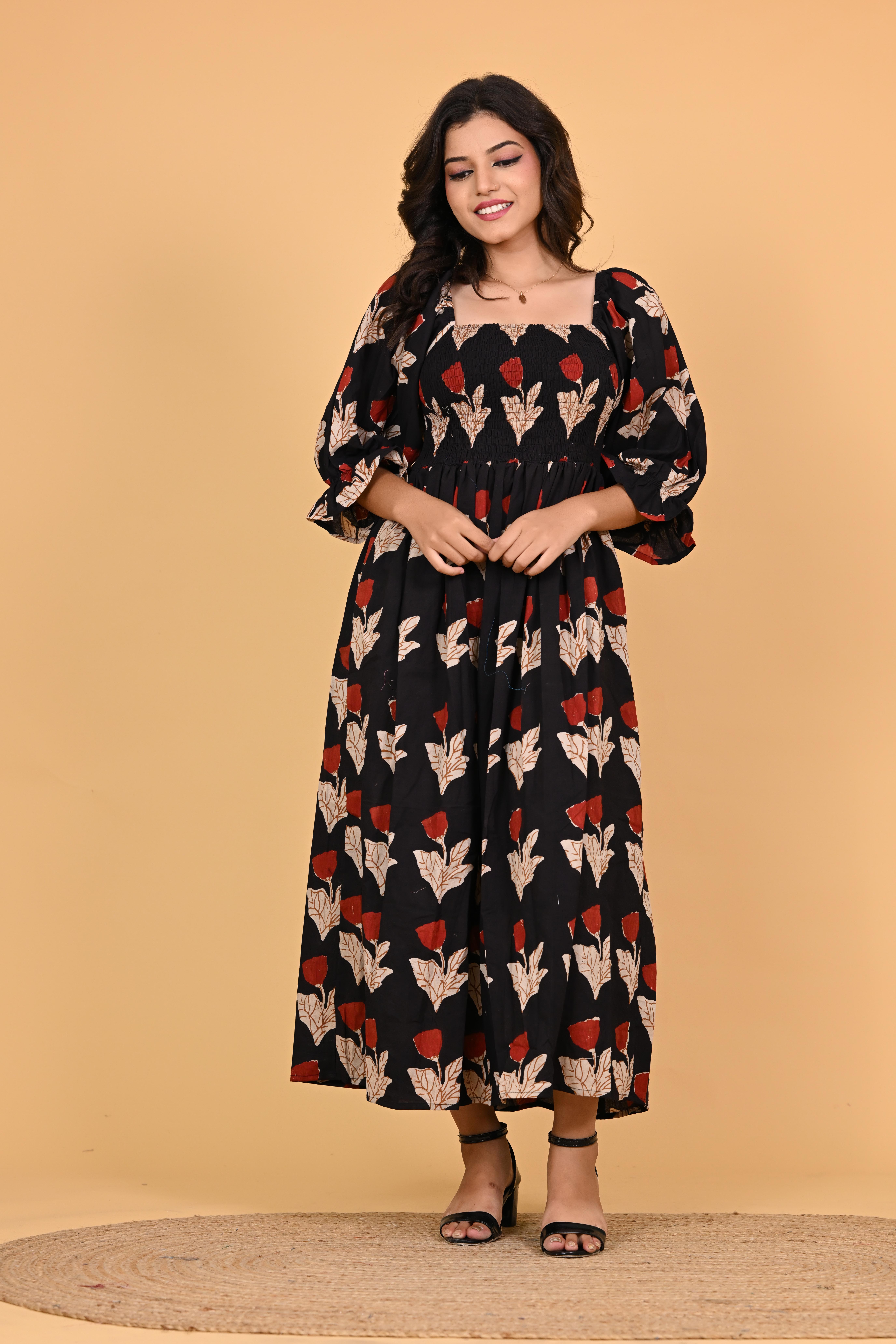 Cotton Long Dress Hover